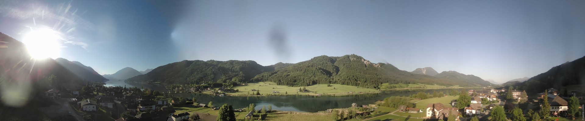 Archived image Webcam Weißensee lake (north of Hermagor)