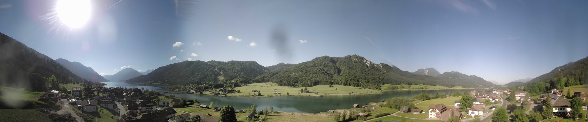 Archived image Webcam Weißensee lake (north of Hermagor)