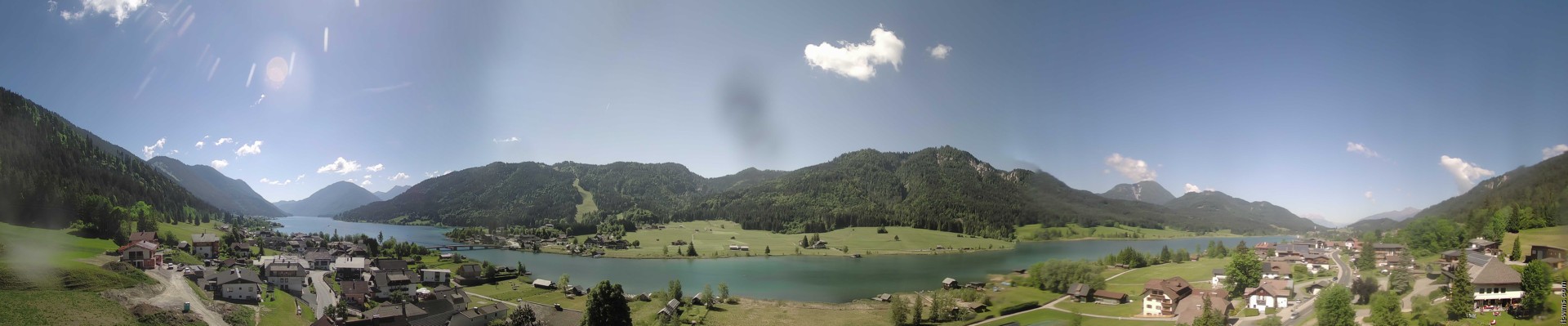 Archived image Webcam Weißensee lake (north of Hermagor)