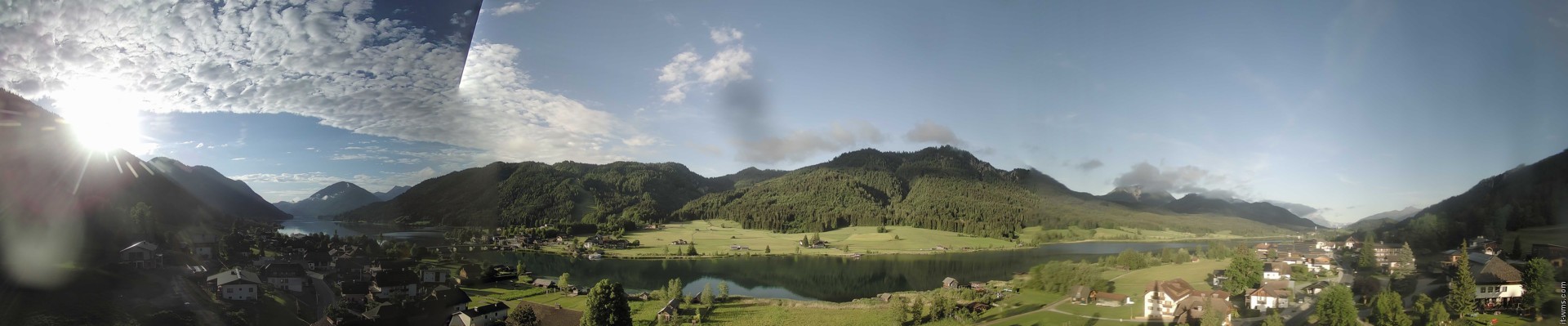 Archiv Foto Webcam Panoramablick auf den Weißensee in Kärnten