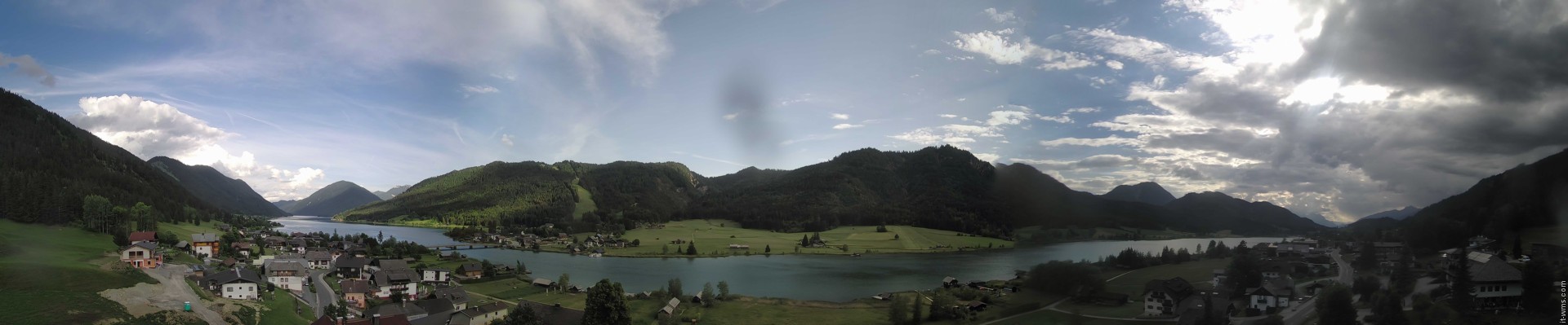 Archiv Foto Webcam Panoramablick auf den Weißensee in Kärnten