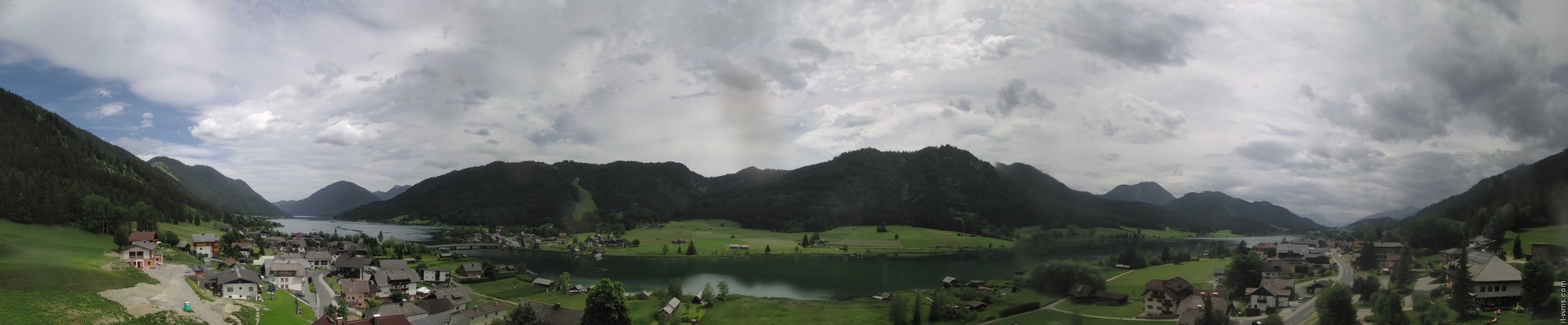 Archiv Foto Webcam Panoramablick auf den Weißensee in Kärnten