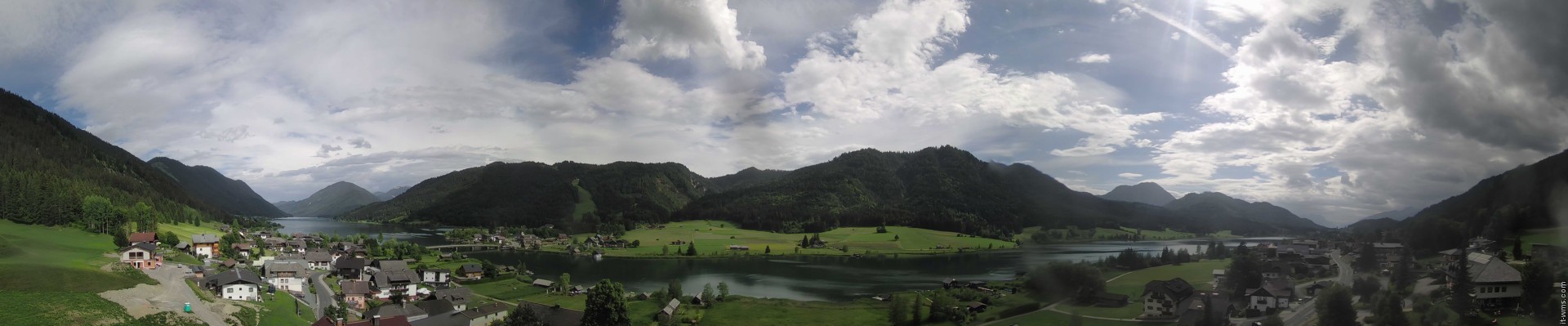 Archiv Foto Webcam Panoramablick auf den Weißensee in Kärnten