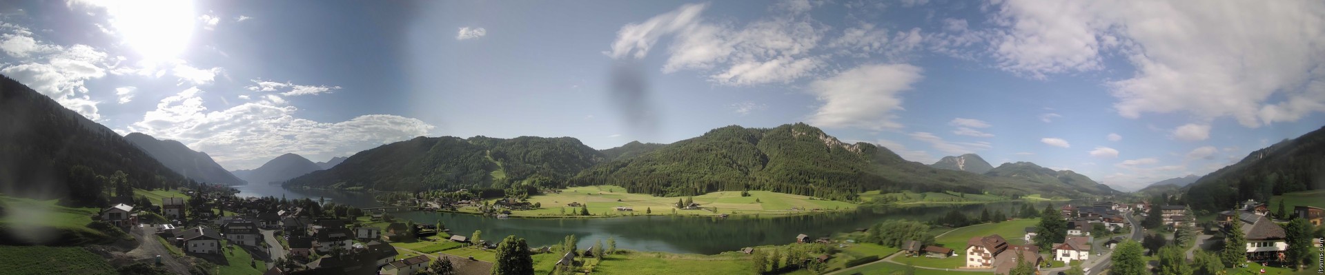 Archiv Foto Webcam Panoramablick auf den Weißensee in Kärnten