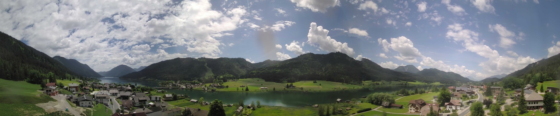 Archiv Foto Webcam Panoramablick auf den Weißensee in Kärnten
