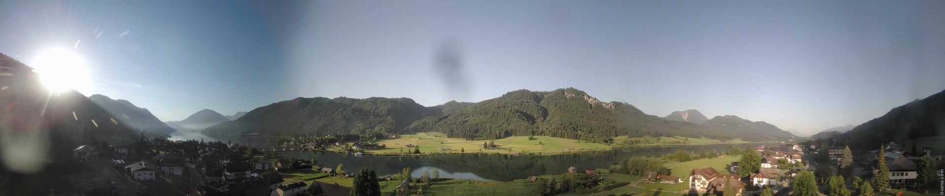 Archiv Foto Webcam Panoramablick auf den Weißensee in Kärnten