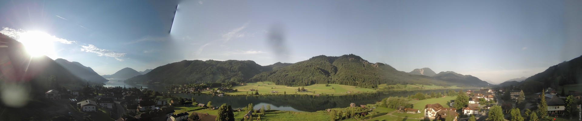 Archiv Foto Webcam Panoramablick auf den Weißensee in Kärnten