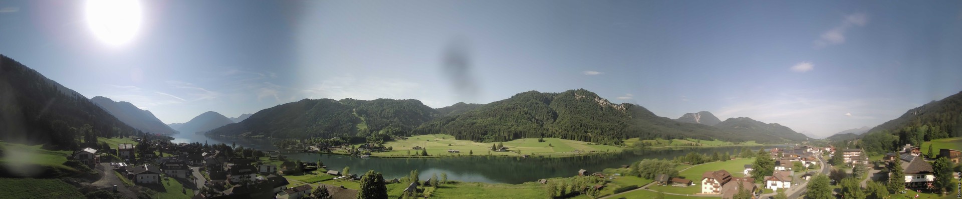 Archiv Foto Webcam Panoramablick auf den Weißensee in Kärnten