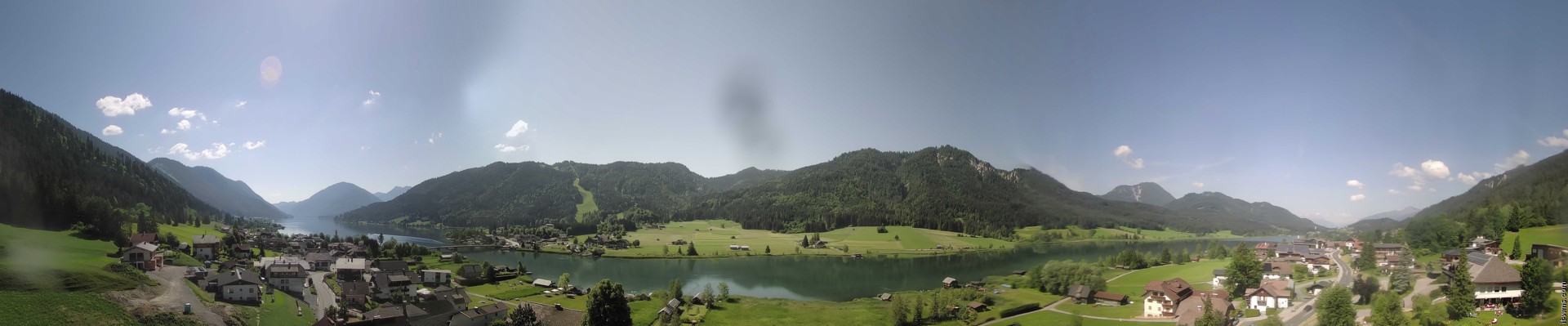 Archiv Foto Webcam Panoramablick auf den Weißensee in Kärnten