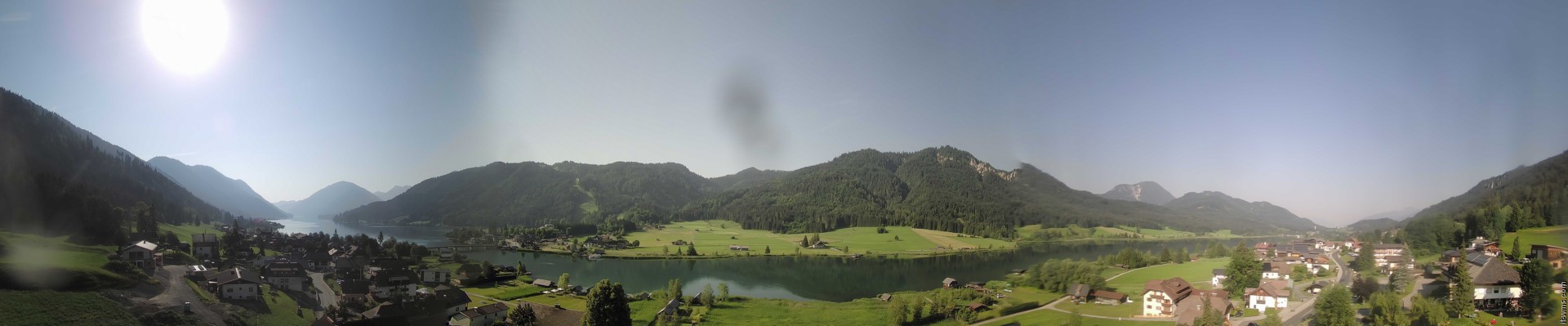 Archiv Foto Webcam Panoramablick auf den Weißensee in Kärnten