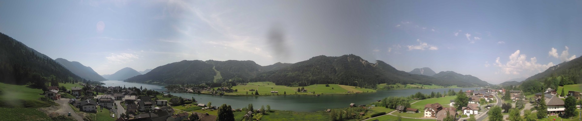 Archiv Foto Webcam Panoramablick auf den Weißensee in Kärnten