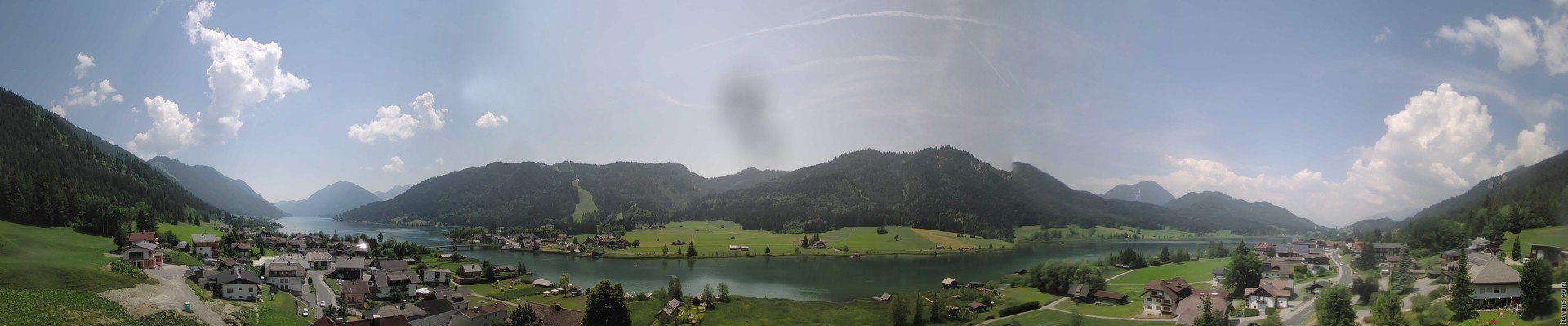 Archiv Foto Webcam Panoramablick auf den Weißensee in Kärnten
