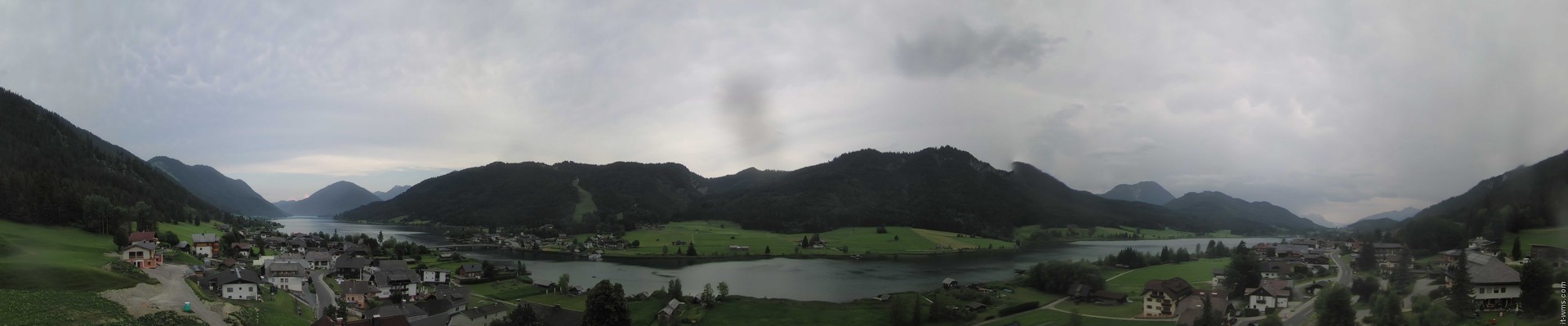 Archiv Foto Webcam Panoramablick auf den Weißensee in Kärnten