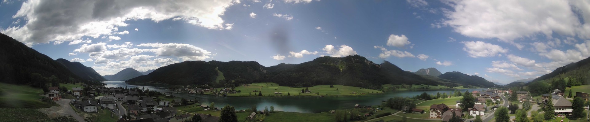 Archiv Foto Webcam Panoramablick auf den Weißensee in Kärnten
