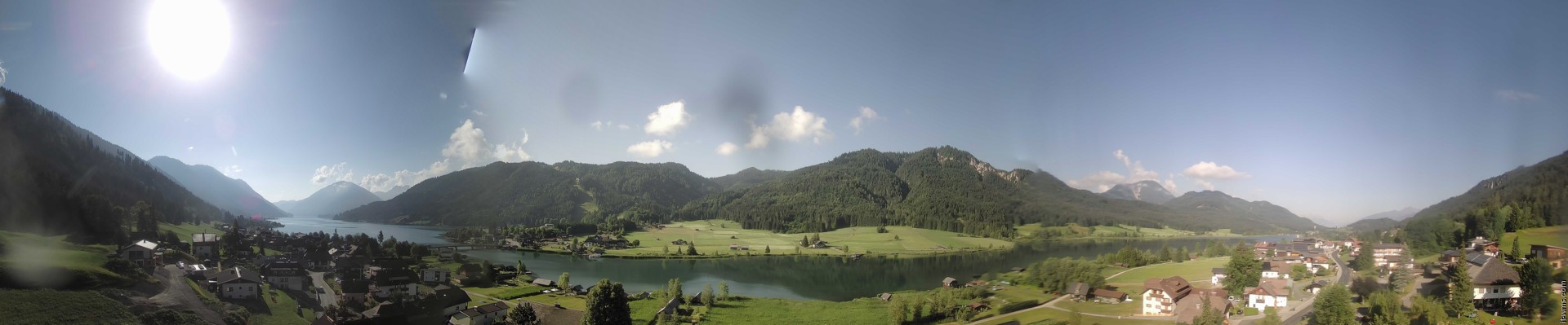 Archived image Webcam Weißensee lake (north of Hermagor)