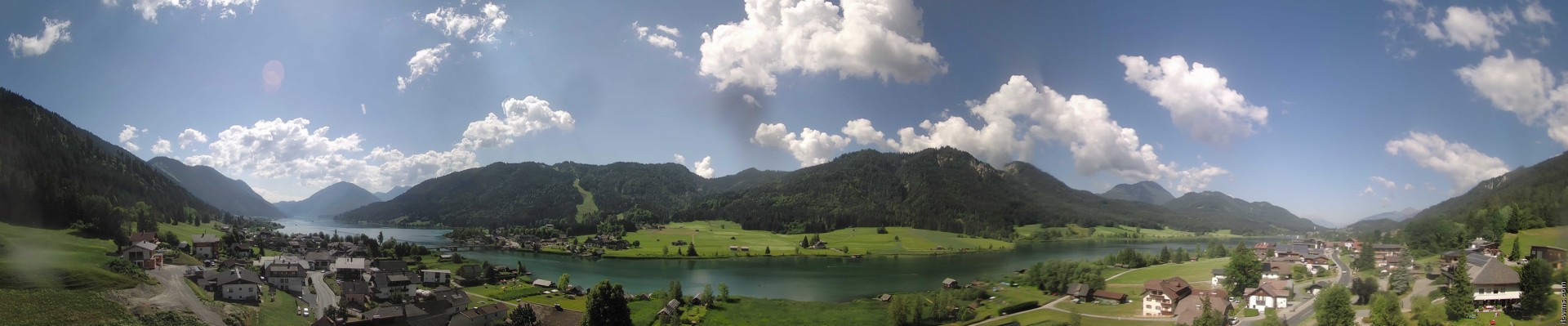 Archived image Webcam Weißensee lake (north of Hermagor)