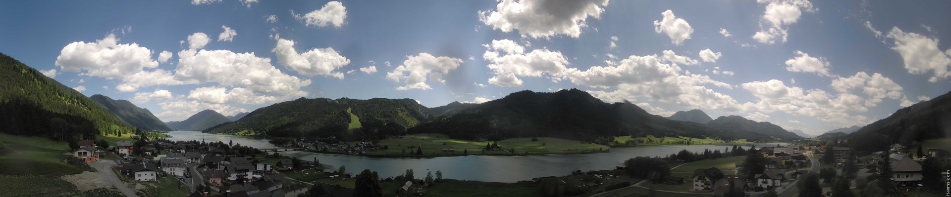 Archived image Webcam Weißensee lake (north of Hermagor)