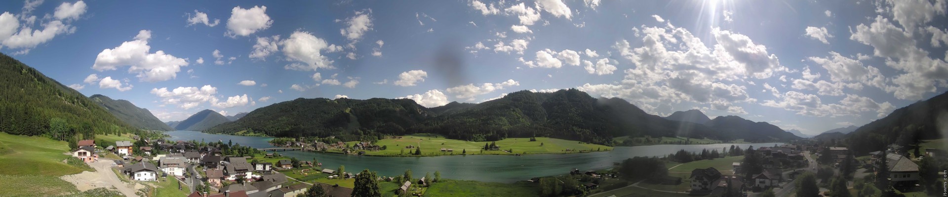 Archived image Webcam Weißensee lake (north of Hermagor)