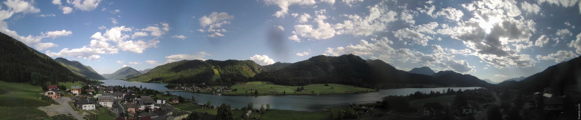 Archived image Webcam Weißensee lake (north of Hermagor)