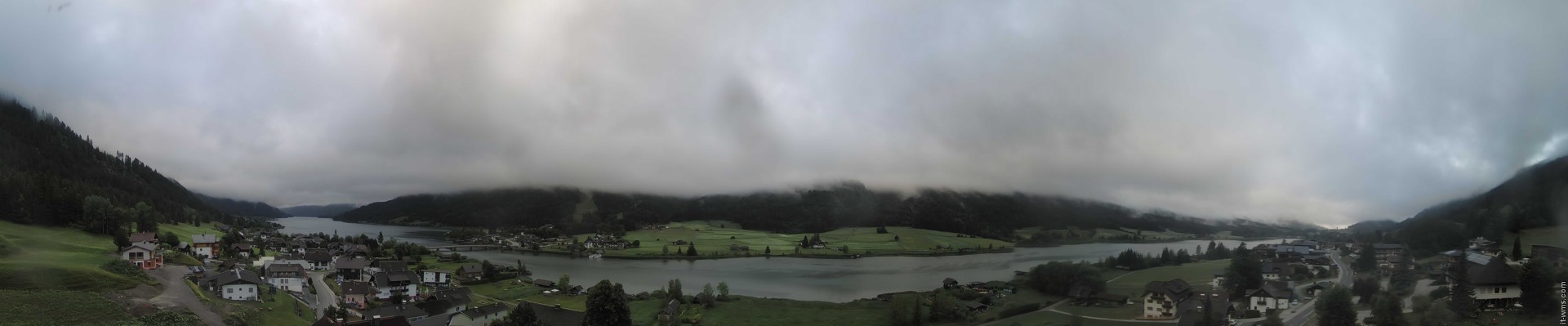 Archiv Foto Webcam Panoramablick auf den Weißensee in Kärnten