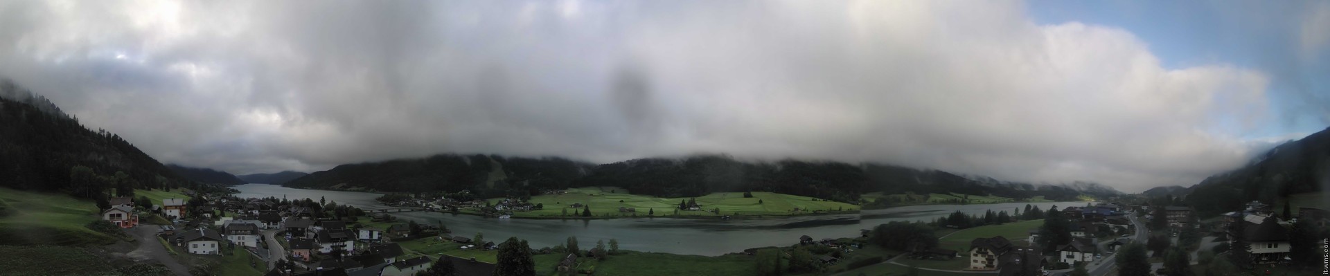 Archiv Foto Webcam Panoramablick auf den Weißensee in Kärnten