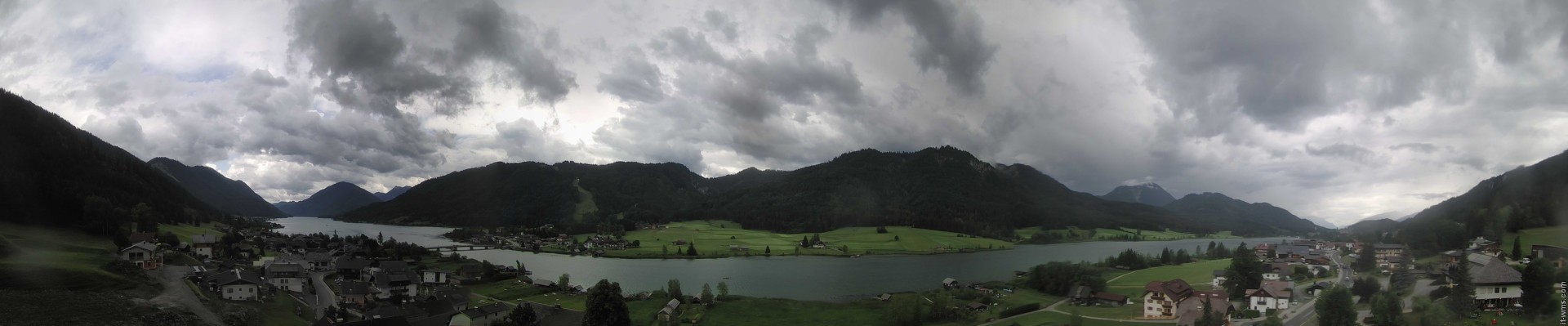 Archiv Foto Webcam Panoramablick auf den Weißensee in Kärnten