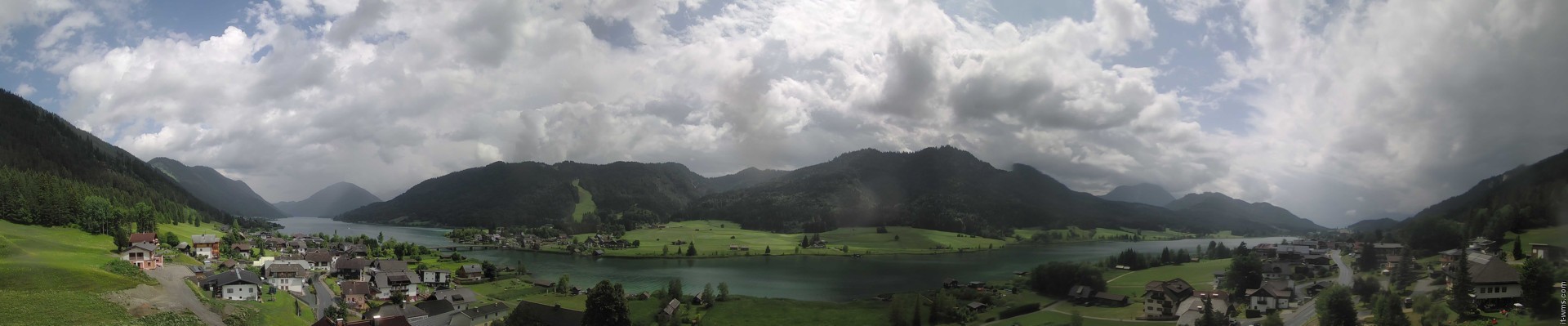 Archived image Webcam Weißensee lake (north of Hermagor)