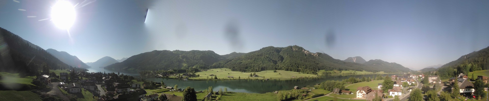 Archiv Foto Webcam Panoramablick auf den Weißensee in Kärnten