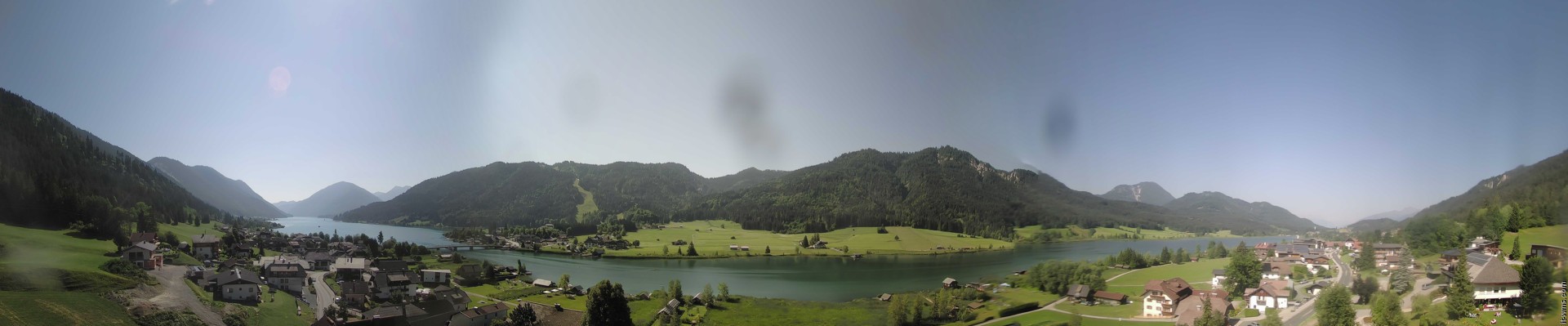 Archiv Foto Webcam Panoramablick auf den Weißensee in Kärnten