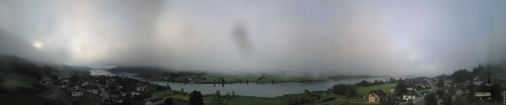 Archiv Foto Webcam Panoramablick auf den Weißensee in Kärnten