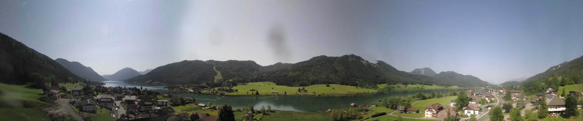 Archiv Foto Webcam Panoramablick auf den Weißensee in Kärnten