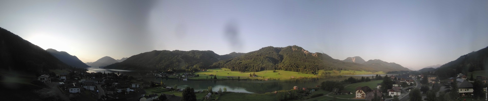 Archiv Foto Webcam Panoramablick auf den Weißensee in Kärnten
