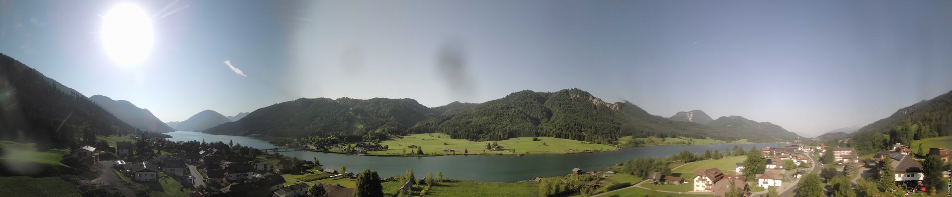 Archiv Foto Webcam Panoramablick auf den Weißensee in Kärnten