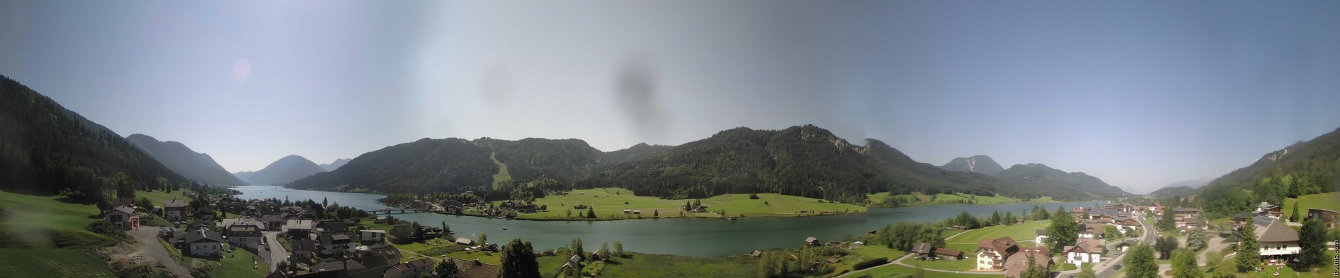 Archiv Foto Webcam Panoramablick auf den Weißensee in Kärnten