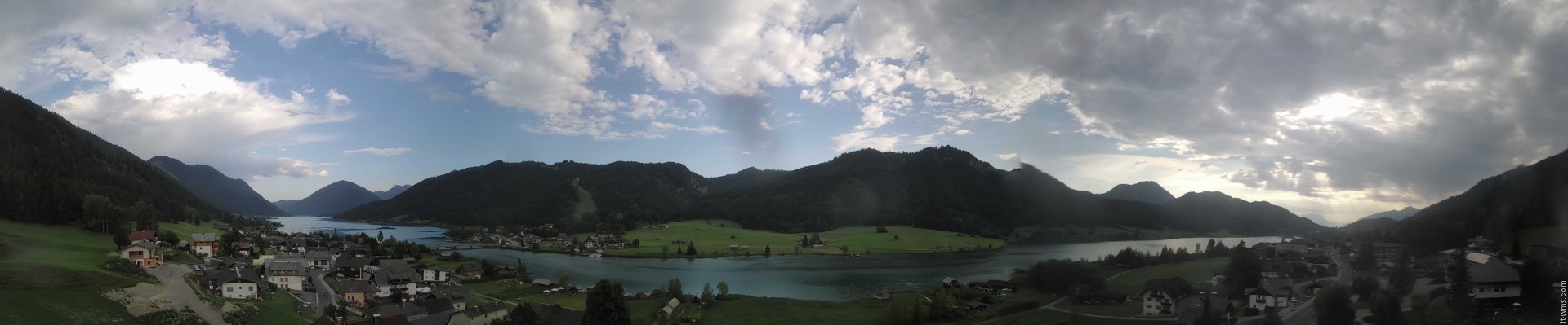Archiv Foto Webcam Panoramablick auf den Weißensee in Kärnten
