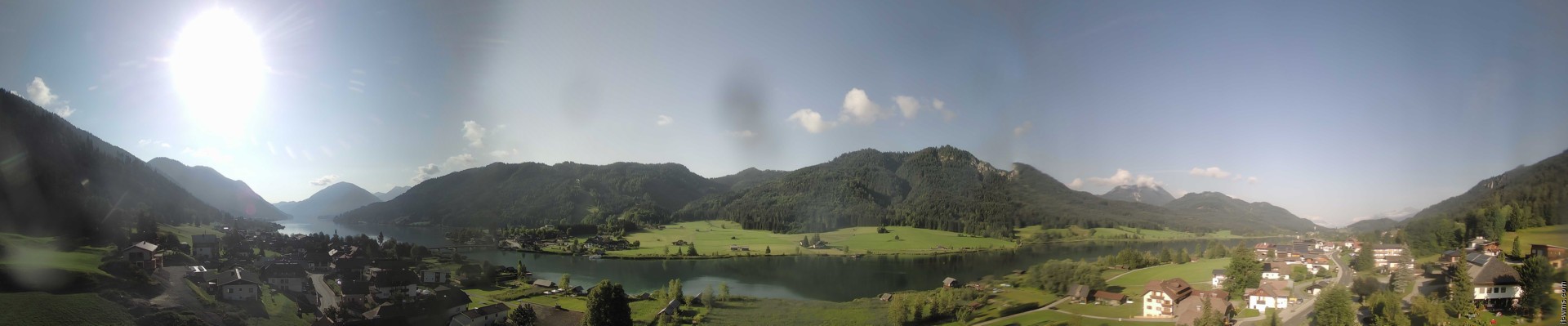 Archived image Webcam Weißensee lake (north of Hermagor)