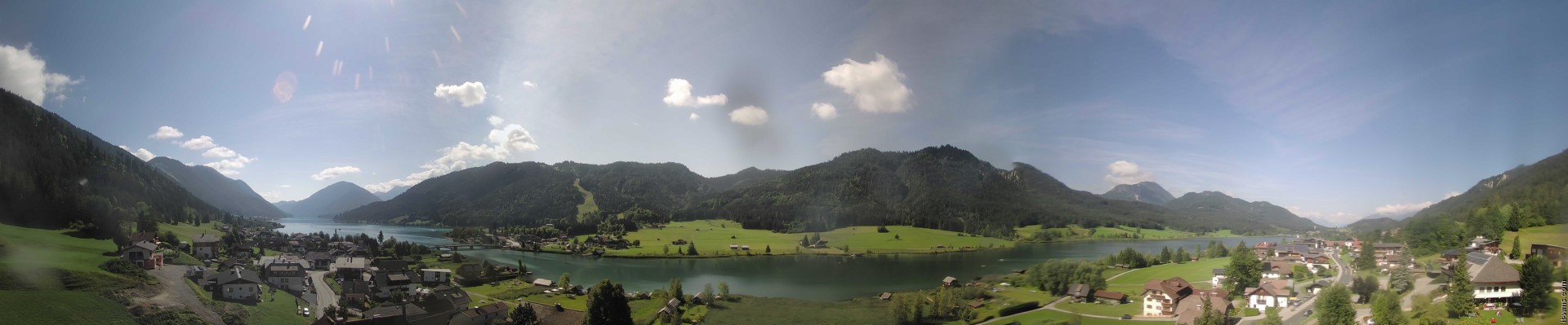 Archived image Webcam Weißensee lake (north of Hermagor)
