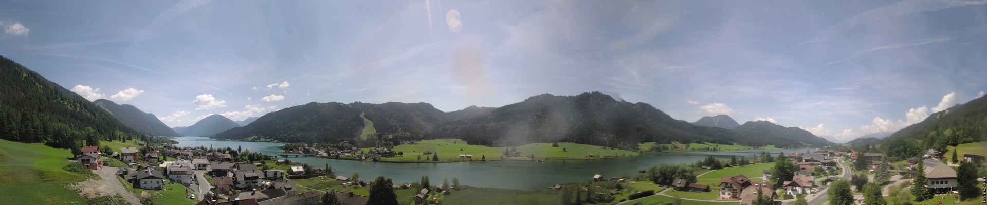 Archived image Webcam Weißensee lake (north of Hermagor)