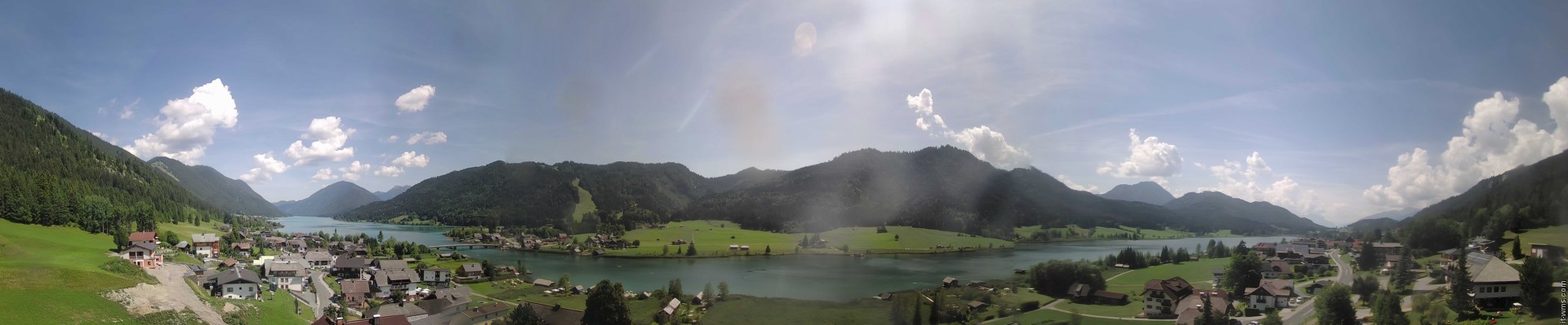 Archived image Webcam Weißensee lake (north of Hermagor)