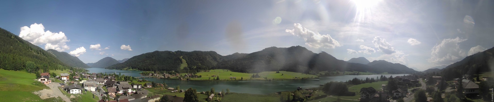 Archived image Webcam Weißensee lake (north of Hermagor)