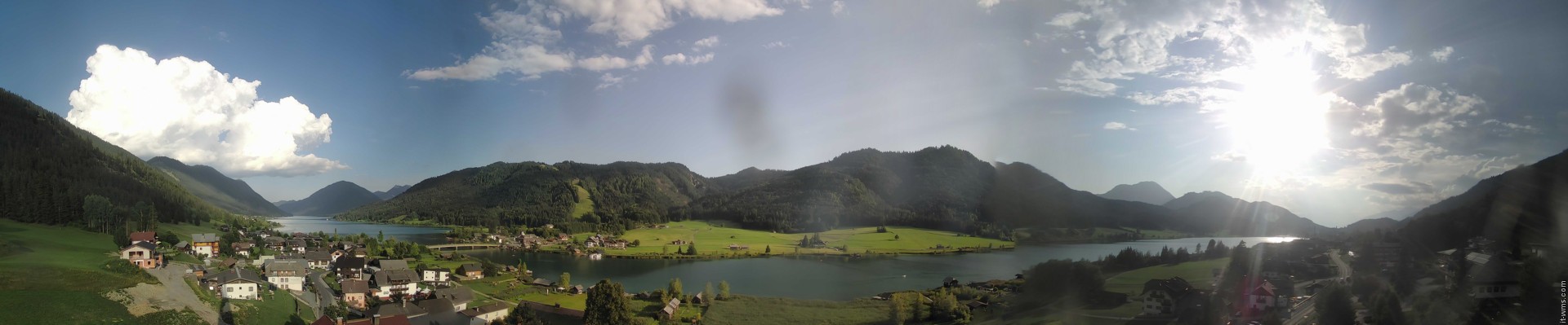 Archived image Webcam Weißensee lake (north of Hermagor)