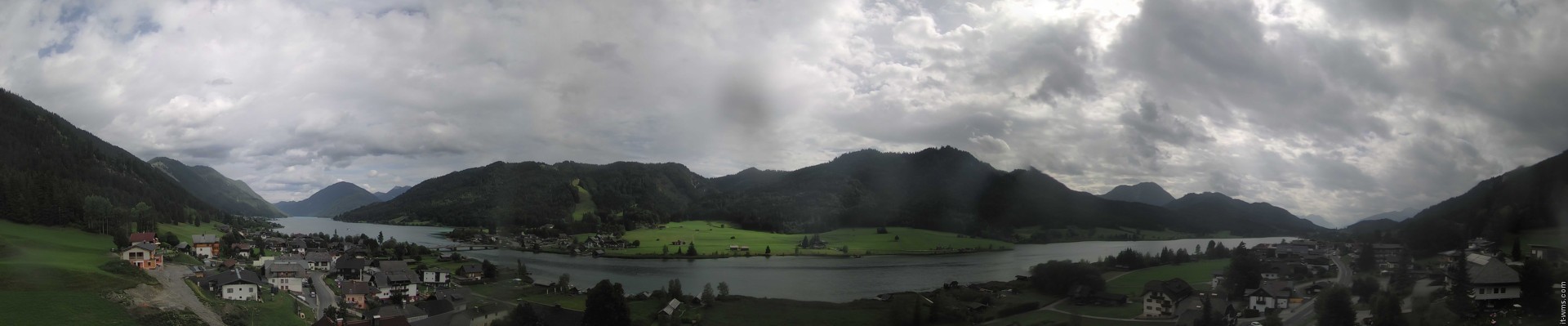 Archiv Foto Webcam Panoramablick auf den Weißensee in Kärnten