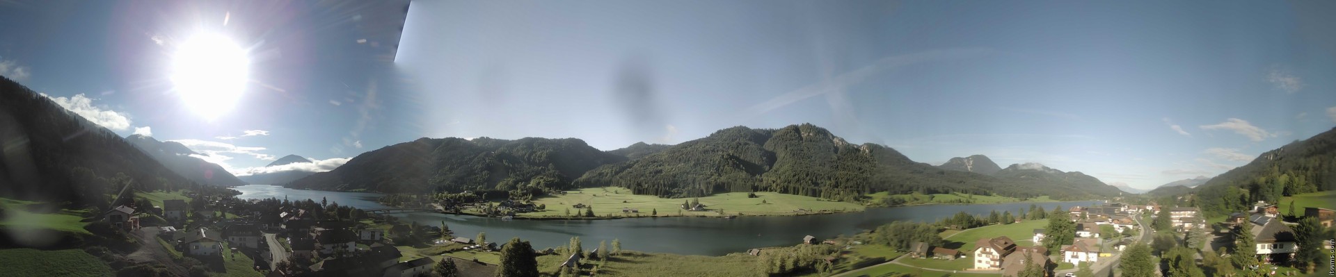 Archived image Webcam Weißensee lake (north of Hermagor)