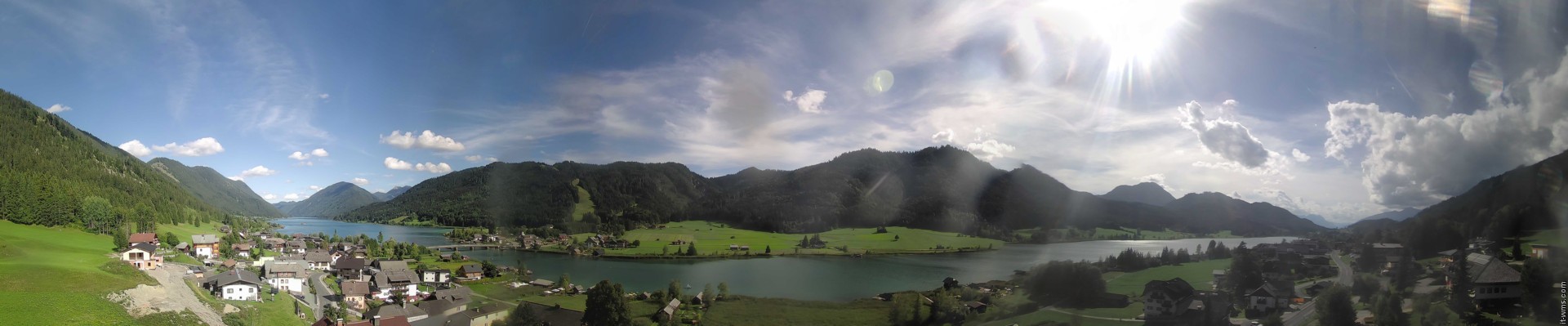 Archived image Webcam Weißensee lake (north of Hermagor)