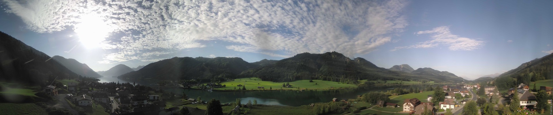 Archiv Foto Webcam Panoramablick auf den Weißensee in Kärnten