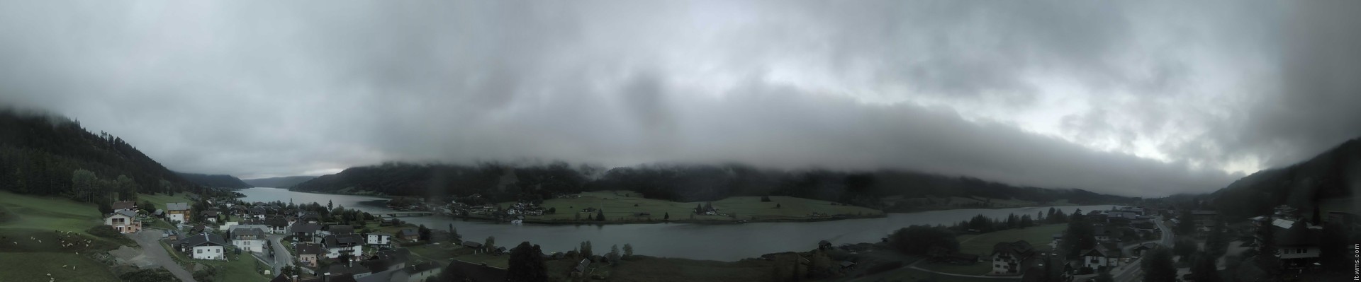 Archiv Foto Webcam Panoramablick auf den Weißensee in Kärnten