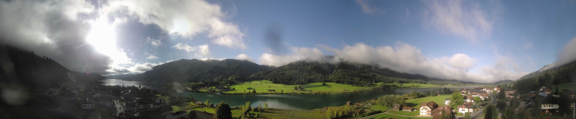 Archiv Foto Webcam Panoramablick auf den Weißensee in Kärnten
