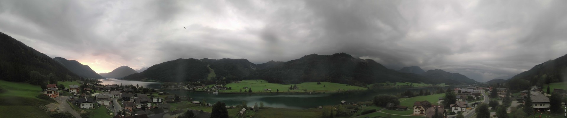 Archiv Foto Webcam Panoramablick auf den Weißensee in Kärnten