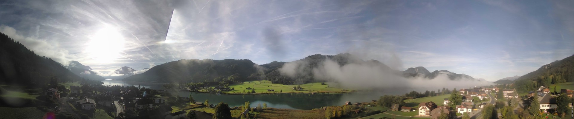Archived image Webcam Weißensee lake (north of Hermagor)