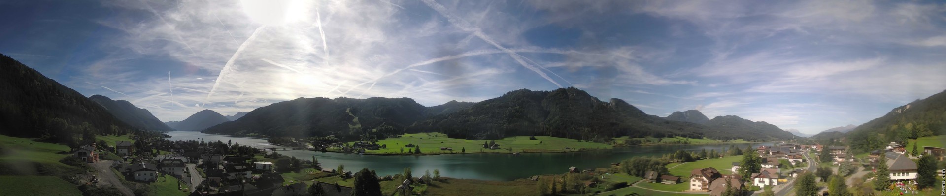 Archived image Webcam Weißensee lake (north of Hermagor)
